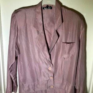 Vintage 100% Silk Dinner Jacket